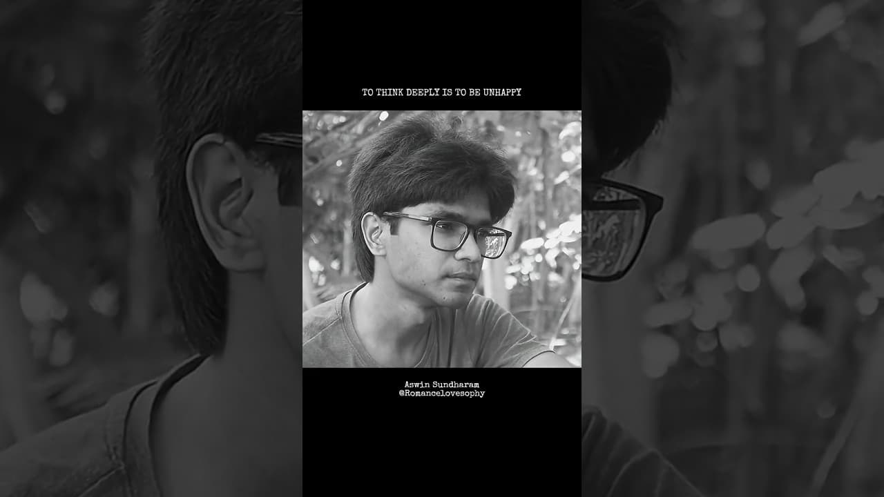To Think Deeply Is To Be Unhappy